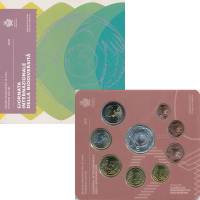 (2021, 9 монет) Набор монет Сан-Марино 2021 год "Международный день биоразнообразия"   Буклет